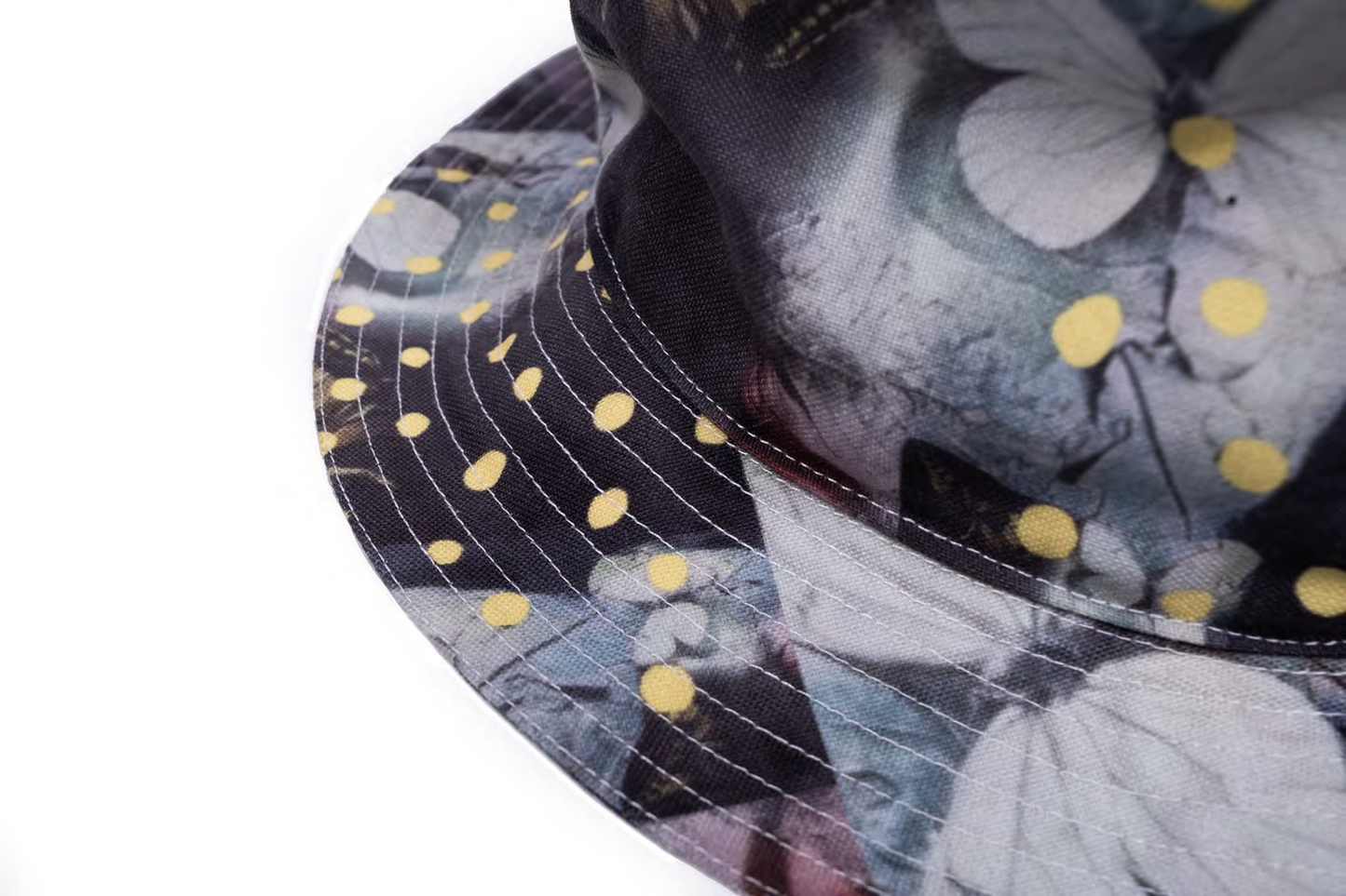 'BUTTERFLY FACE' PATTERN BUCKET HAT