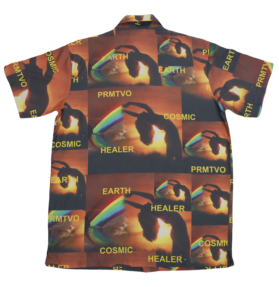 'COSMIC HEALER' BUTTON-UP SHIRT