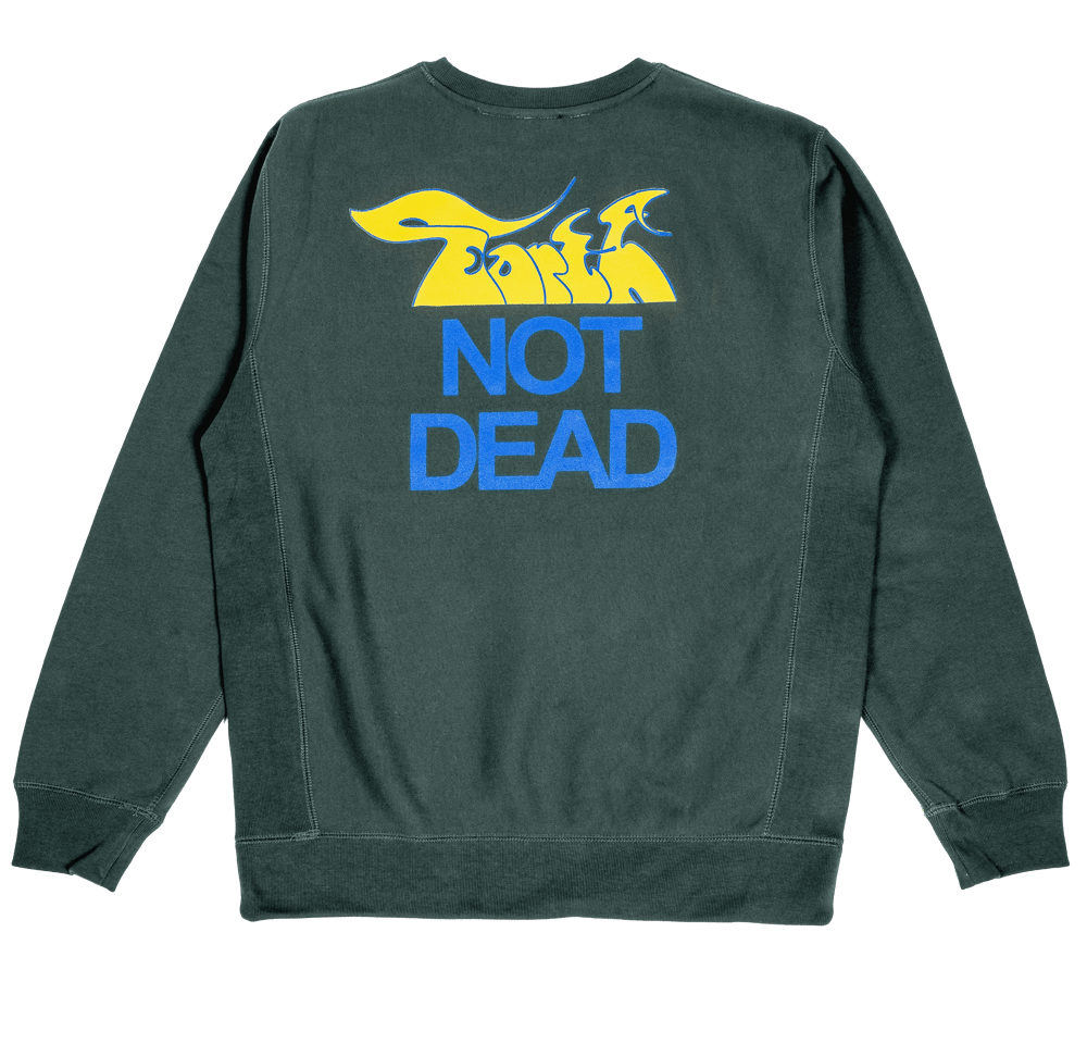 'EARTH NOT DEAD' CREWNECK FLEECE