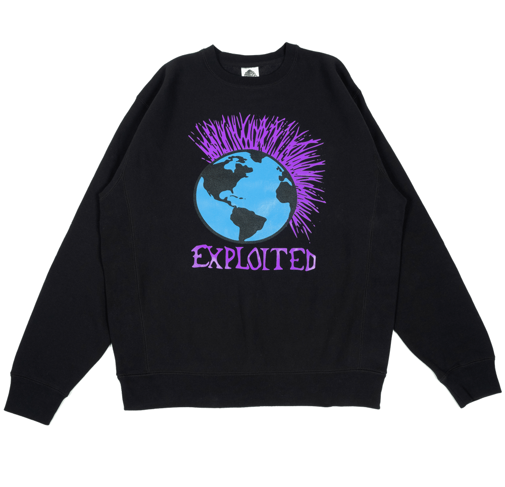 'EXPLOITED' CREWNECK FLEECE