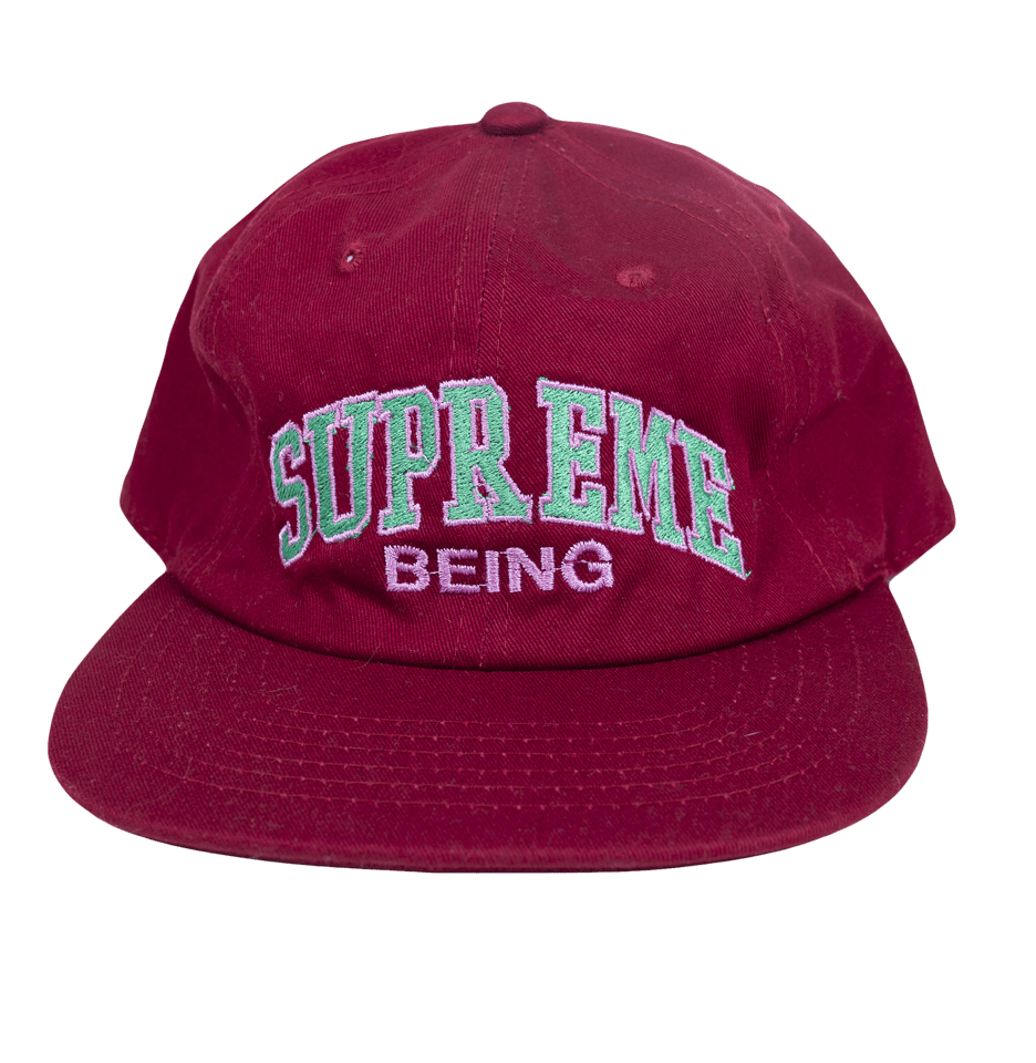 'SUPREME BEING' MAROON SNAPBACK