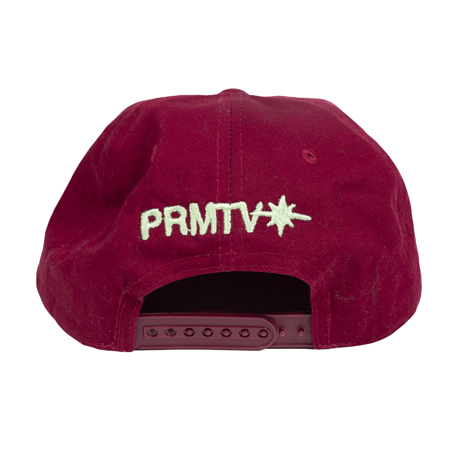 'SUPREME BEING' MAROON SNAPBACK