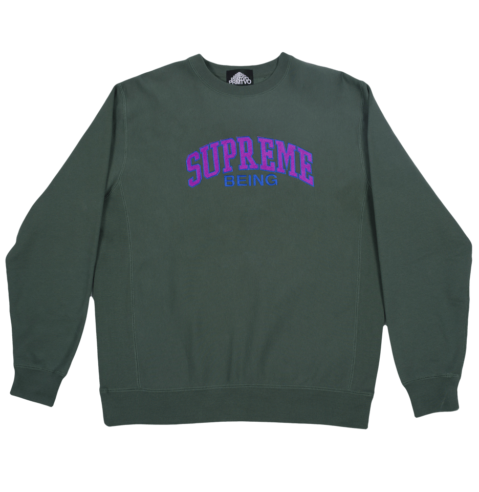 Supreme World Famous Crewneck 2018FW M Supreme World Famous Crewneck 2018FW M
