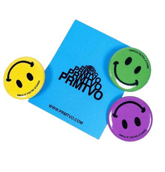 'SMILE IF YOU'RE STONED' Pin Set